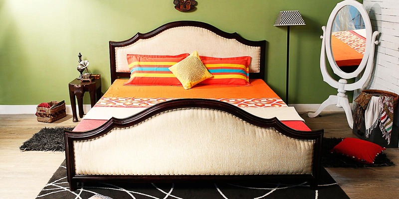 Orevon King Size Bed with Storage in Passion
